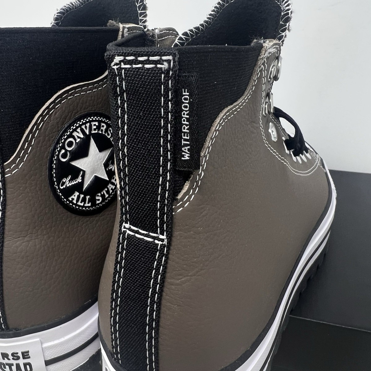 Converse All Star City Trek Sneakers Mens Size 10 Olive Green Water Repellent Converse Chuck Taylor All Star City Trek Waterproof Brown  main image 4