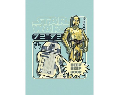 Poster Star Wars Beep Boop 50x70 cm