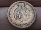 1884 Indian Head One Cent Penny- About Good Details