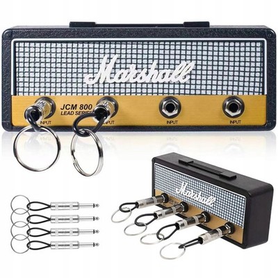 Marshall Schlüsselbrett Schlüsselhalter Marshall Key Holder mit 4Gitarrenstecker