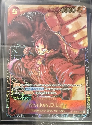BGS 9.5 One Piece ST01-012 SR Monkey.D.Luffy 1st Anniversary Special - English - Picture 5 of 13