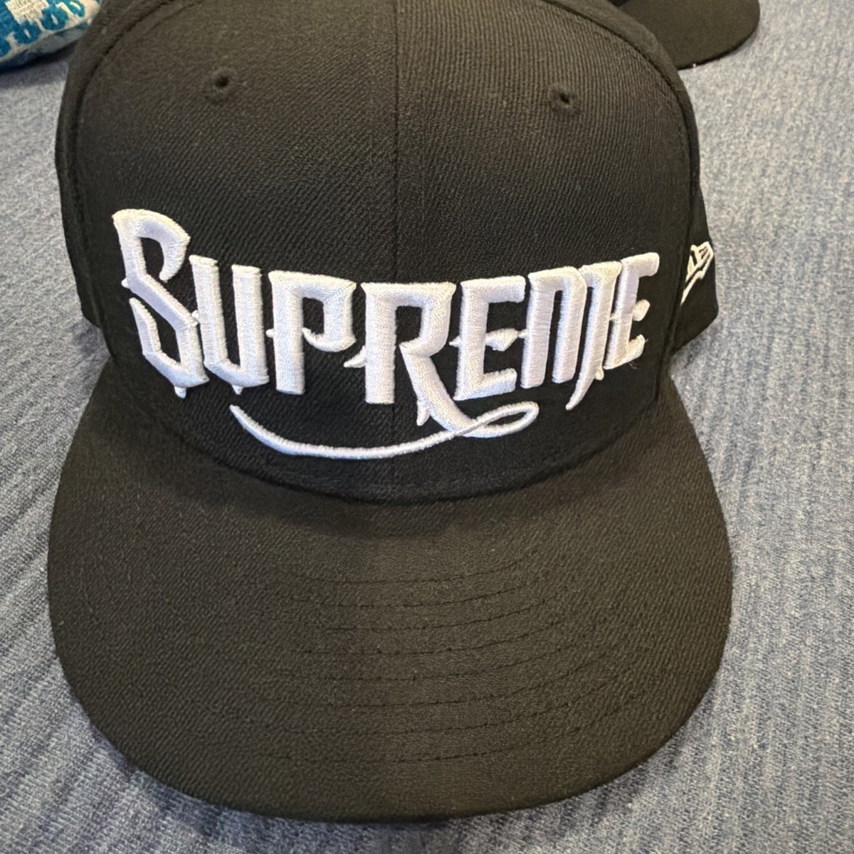 Supreme Mister Cartoon New Era 。 New Era Supreme Mister Cartoon Black Fitted Cap Size 7 3/4 59Fifty