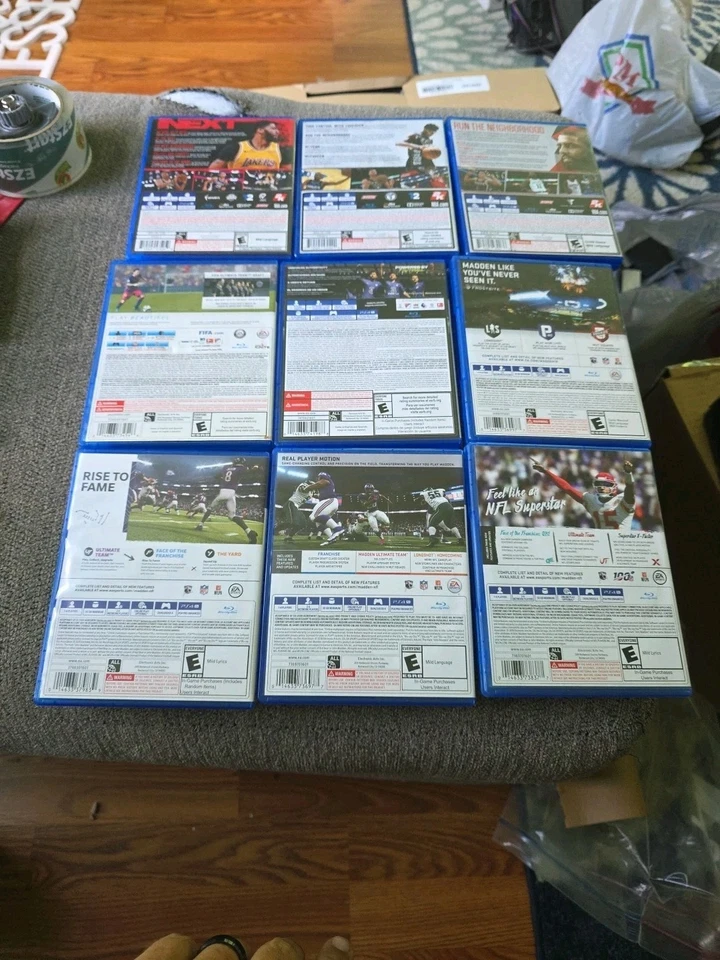 Лот (9) игр для PS4 — 2K18-2K20/FIFA 16 и 22/Madden 18–21/все чистые и протестированные! - Изображение 3 из 3