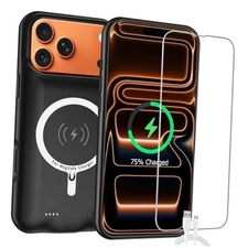 Battery Case for iPhone 17 Pro Max, 12000mAh High iPhone 17 Pro Max (6.9 inch)