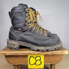 Danner Quarry Steel Toe Boots Women  s 7" Black Vibram Gore-Tex