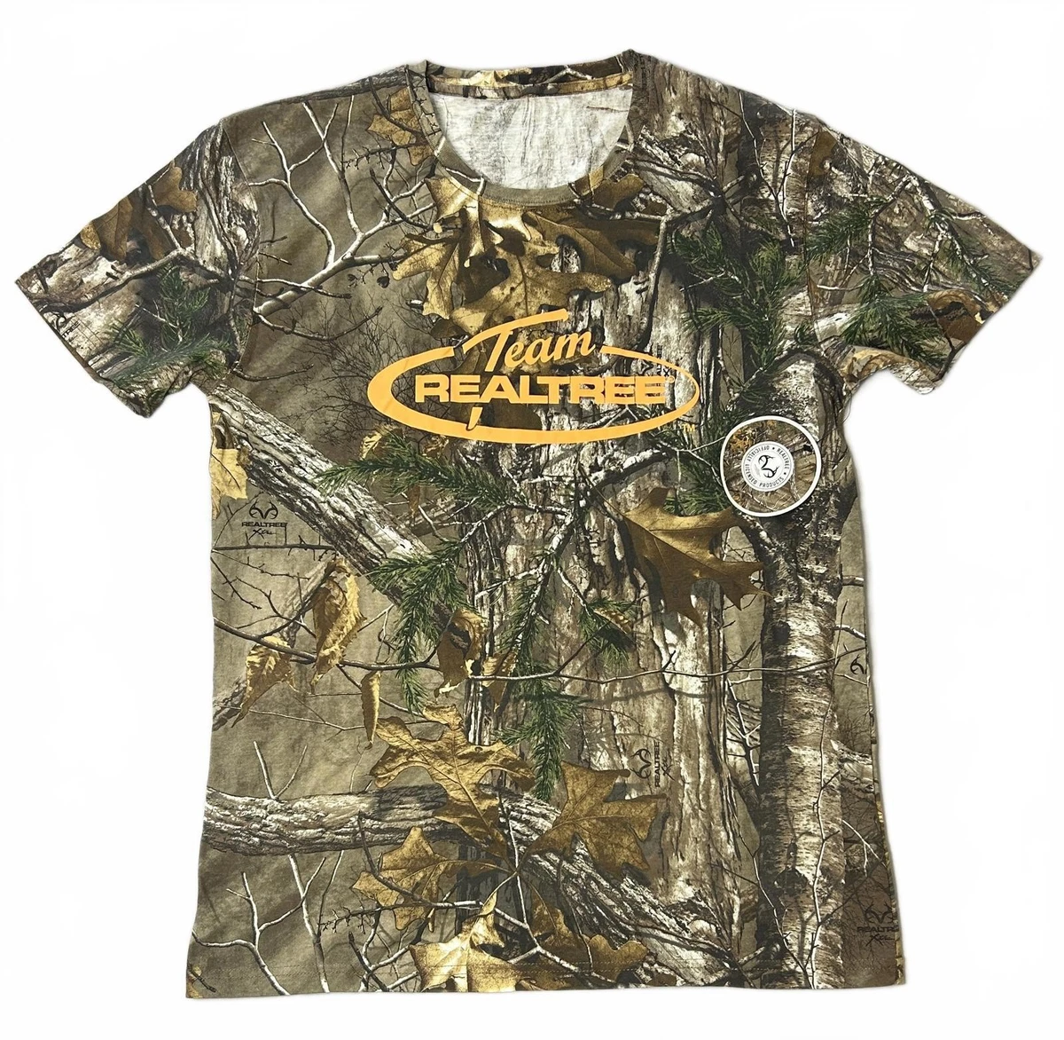 T-shirt Manica Lunga Mimetica Realtree Xtra Taglia 3XL – Nuova Con Etichette