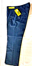 Lee Womens Natural Fit Pull-On Barely Boot Pants Black Stretch Size 16W Comfort