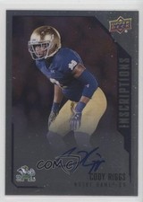 2015 Upper Deck Inscriptions Cody Riggs #CR Auto 14dh