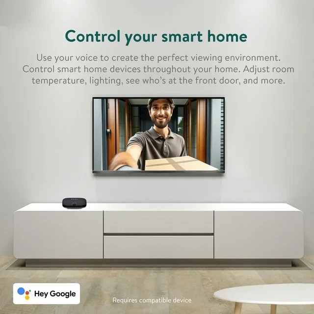 onn. Google TV 4K Pro Streaming Device (2024) 32GB/3GB 4K UHD Dolby Vision/ATMOS