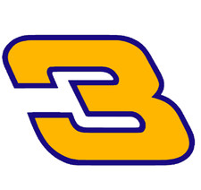 Dale Earnhardt Sr HQ Waterproof 4PC Decal sticker set Nascar