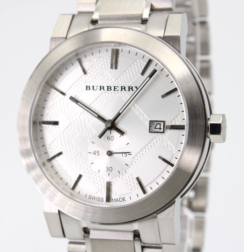 BURBERRY 42mm Silver Dial Men's Watch The City BU9900