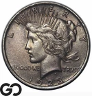 1923 Peace Dollar, Beautiful Album Toner