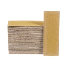 100pcs Micro Detail Sander Paper 120 Grit 3.5 x 1.2" Finger Sander Sandpapers