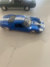 Jada 1/24 Scale 97177 - Fast & Furious Model Car / Ford GT Blue With Stripes