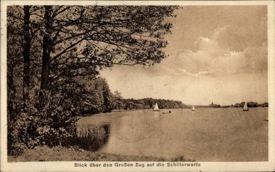 Ak Zeuthen in der Mark, Blick über den Großen Zug, Schillerwarte,... - 4995637