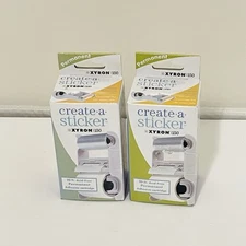 Lot Of 2 Create A Sticker Xyron 150 Refill 20 Feet Permanent Cartridge