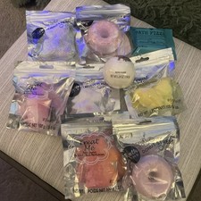 Bath Bombs Stocking Stuffers Lot Of Nine, Donut Unicorn Butterfly Ice Cream Fizz