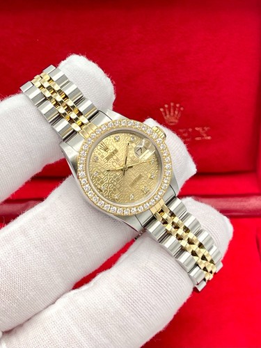 Rolex Datejust 26mm 69173 Jubilee Diamond Dial Diamond Bezel Two Tone Papers - Bild 12 von 13