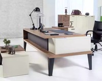 Designer Schreibtisch Exklusive BüRomöBel Tisch GroßEr Chefschreibtisch