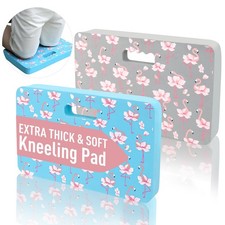 Gardening Kneeling Pad 2 Pack, Extra Thick Kneeling Cushion with Print, Comfy...