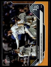 2025 Topps Now 316 Tampa Bay Rays 8-Run Comeback Win Orange 12/25