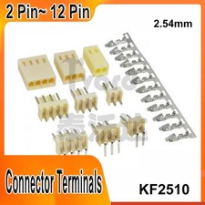 2.54mm KF2510 Connector Header Plug/Socket/Housing/Crimps Terminals 2 - 12 Pins