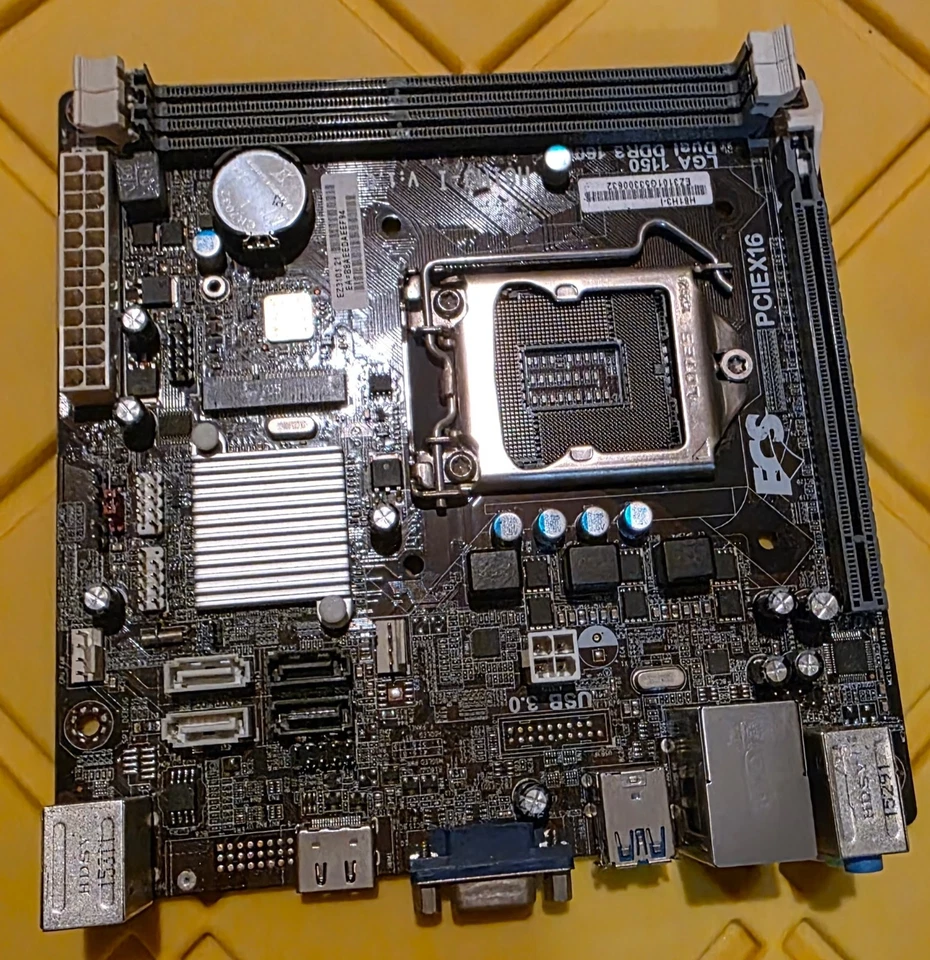H81H3-I v1.0 ECS Motherboard LGA 1150 - Image 3 of 3
