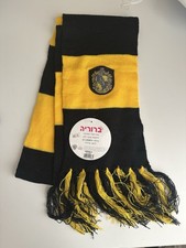 Harry Potter 60 Scarf Hufflepuff Yellow Black Soft Warm NEW WITH TAGS