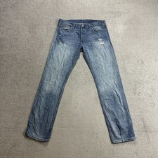 LEVIS 501 Herren Jeans Hose W30 L32 Vintage Regular Straight 24311 Blau Denim