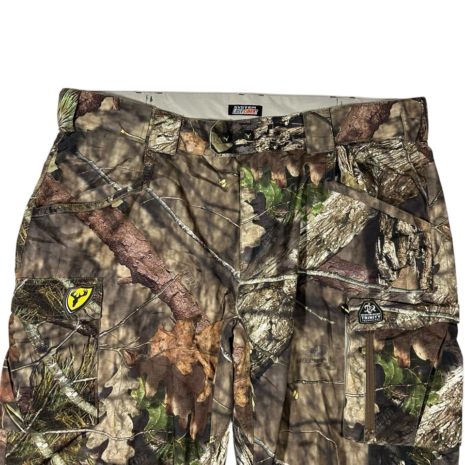 Scent Blocker Men’s System Layer One Realtree Camo Cargo Pants Size 2XL (42x34) - Image 2 of 4
