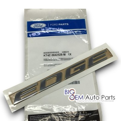 new OEM 2019-2024 Ford Edge rear Liftgate chrome Emblem Nameplate KT4Z-5842528-M