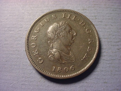 Great Britain 1/2 Penny 1806 George III #95320