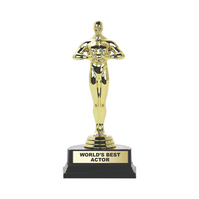 Hollywood Acting Themed Trophy Awards 7''