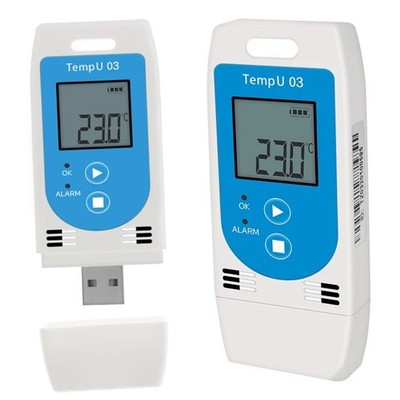 USB Temp & Humidity Data Logger Reusable RH TEMP Recorder Data Logger Humiture