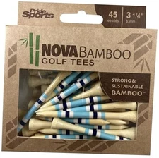 Golf Tees 3-1/4" Blue/White/Navy Stripe