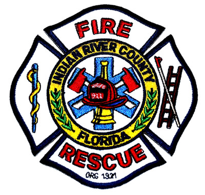 INDIAN RIVER COUNTY – FIRE RESCUE - FLORIDA FL Fire Patch EMS Rescue ...
