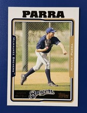 2005 Topps Updates & Highlights Manny Parra RC Milwaukee Brewers #UH303