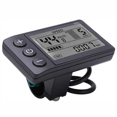 MARKENLOS Universal Elektrofahrrad Tachometer LCD Display Bildschirm für Scooter 24V 36V