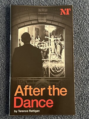 After The Dance National Theatre Programme Benedict Cumberpatch Terence Rattigan