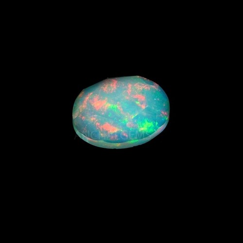 8x6MM/9x7MM/10X8MM AAA ETHIOPIAN WELO FIRE OPAL OVAL ROSE CUT FLATBACK CABOCHON - Picture 2 of 3