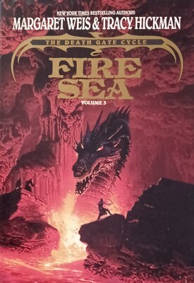 Fire Sea:.The Death Gate Cycle (Hardcover,1991).  Book Club Edition
