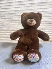 Build A Bear Workshop Happy Birthday Treat Brown Bear Stuffed Animal Plush 16"