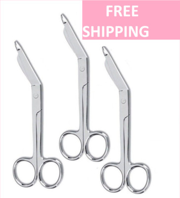 3 Lister Bandage Scissors 5.5'' Surgical Medical Instruments
