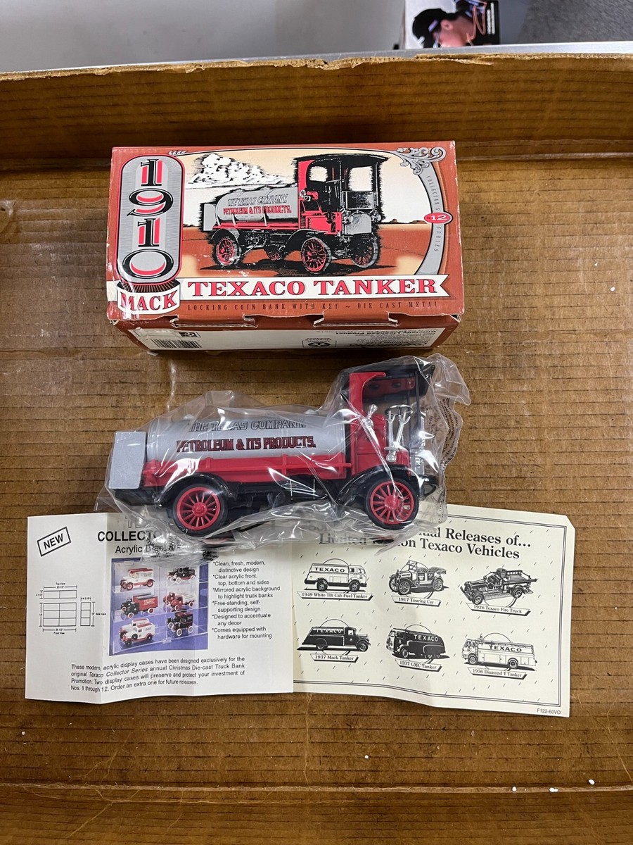 1910 Mack Texaco Tanker Die-Cast Locking Coin Bank | eBay
