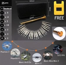 25 PCS REPAIR SCREWDRIVER TORX TOOL KIT SET FOR OAKLEY RAYBAN SUNGLASSES EYEWEAR