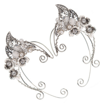  Elven Ear Clips Elfen Ohren Ohrringe Schmuck Ohrmanschetten Ohrzubehör