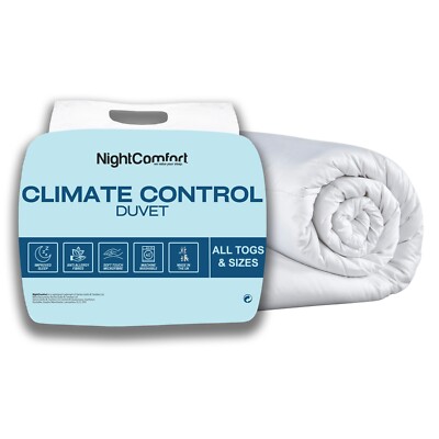 NightComfort 3 Tog leichte Bettdecke Sommerbrise - Anti-Allergie Mikrofaser Quilt