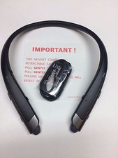 Genuine LG Tone Platinum HBS-1100 Bluetooth Headset Harman Kardon black