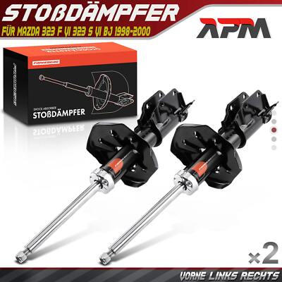 2x Stossdämpfer Gasdruck Vorderachse für Mazda 323 F VI 323 S VI BJ 1998-2000