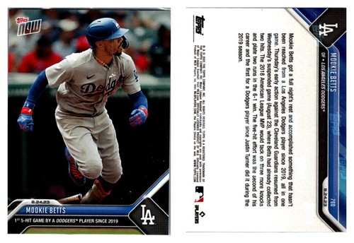 2023 Topps Now 760 Mookie Betts